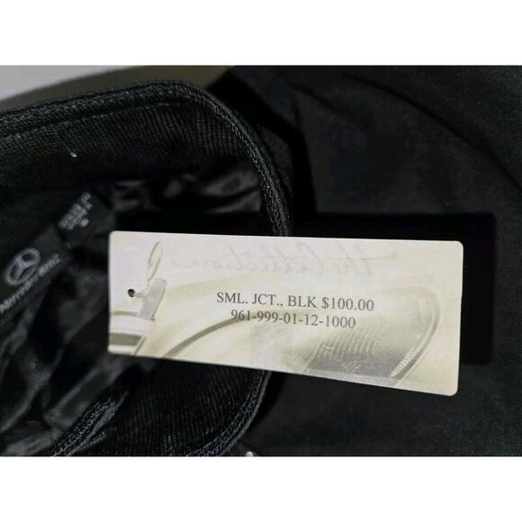 NWT! Mercedes Benz Black Bomber Jacket Size Small - Picture 10 of 16